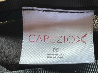 Pretty, sheer black Capezio wrap skirt-- for ballet and beyond