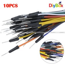 10PCS Male to Male 65pcs Solderless Flexible Breadboard Jump Cable Wires Color