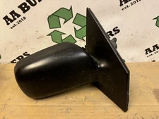 TOYOTA YARIS 2003 OS DRIVER SIDE MANUAL WING MIRROR BLACK 879100D02000