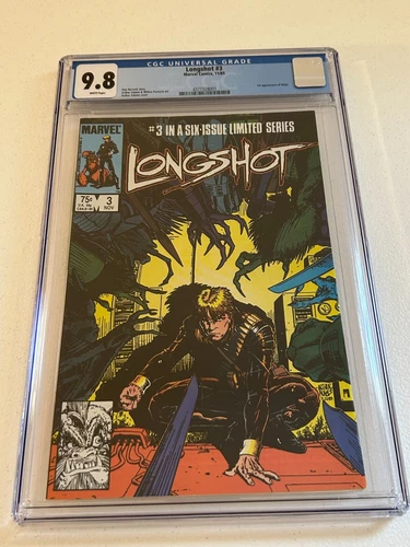 LONGSHOT 3- 1ST APP MOJO CGC 9.8- 1985 MARVEL COMICS