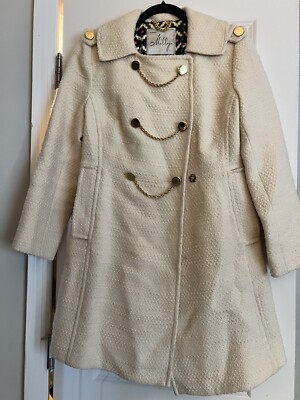 Aso Blair Ivory Milly coat ASO Gossip Girl Blair Waldorf