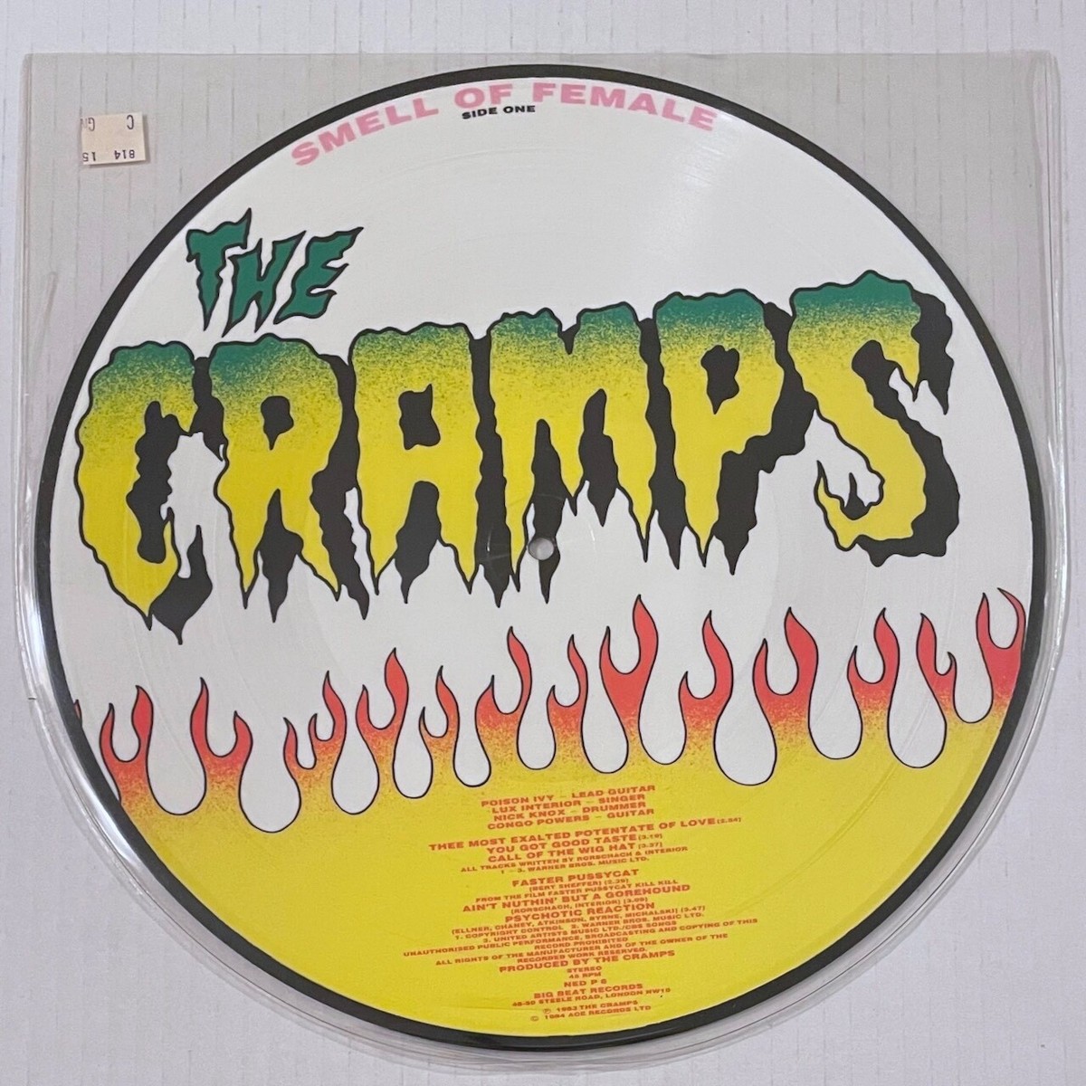 THE CRAMPS SMELL OF FEMALE 限定盤‼️コレクターズ‼️ THE CRAMPS SMELL OF FEMALE New Rose Records 1983 Head Cheese