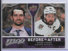 MARK STONE 21-22 UD MVP BEFORE AND AFTER GOLD SSP INSERT/1/50 PACKS/KNIGHTS
