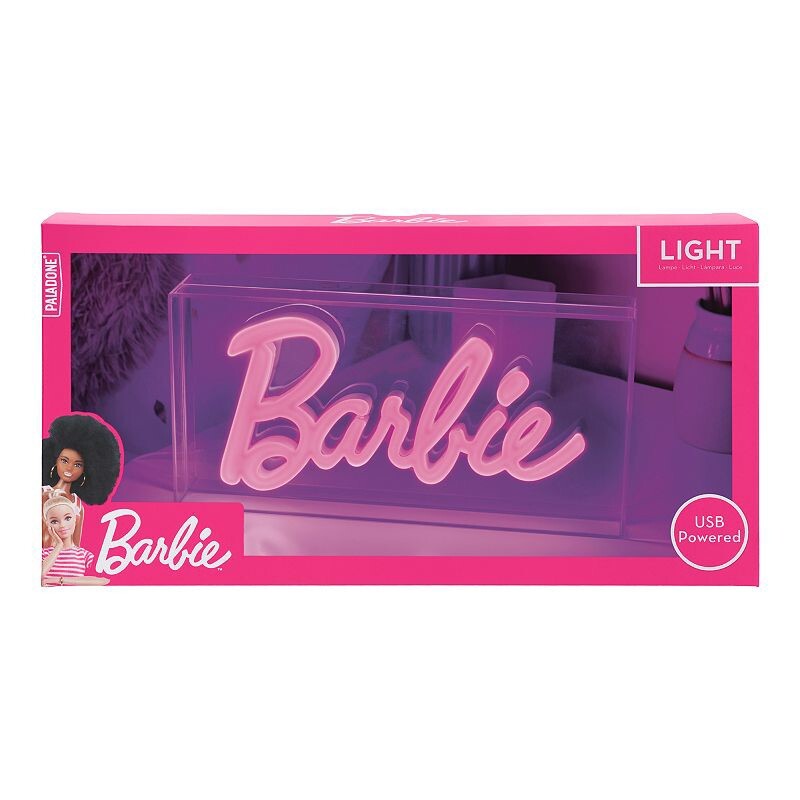 NEW Paladone Barbie Logo LED Neon Pink Sign-Officially