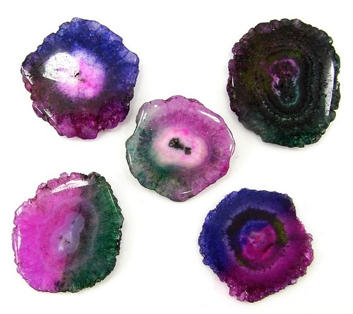 67.50 Ct Multi Solar Quartz Loose Gemstone 21-27 mm Cab 5 Pcs Stone Lot - 1633 - 第 1/3 張圖片