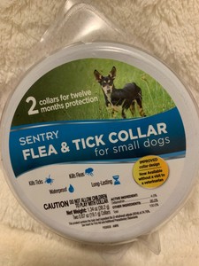 sentry dog collar flea