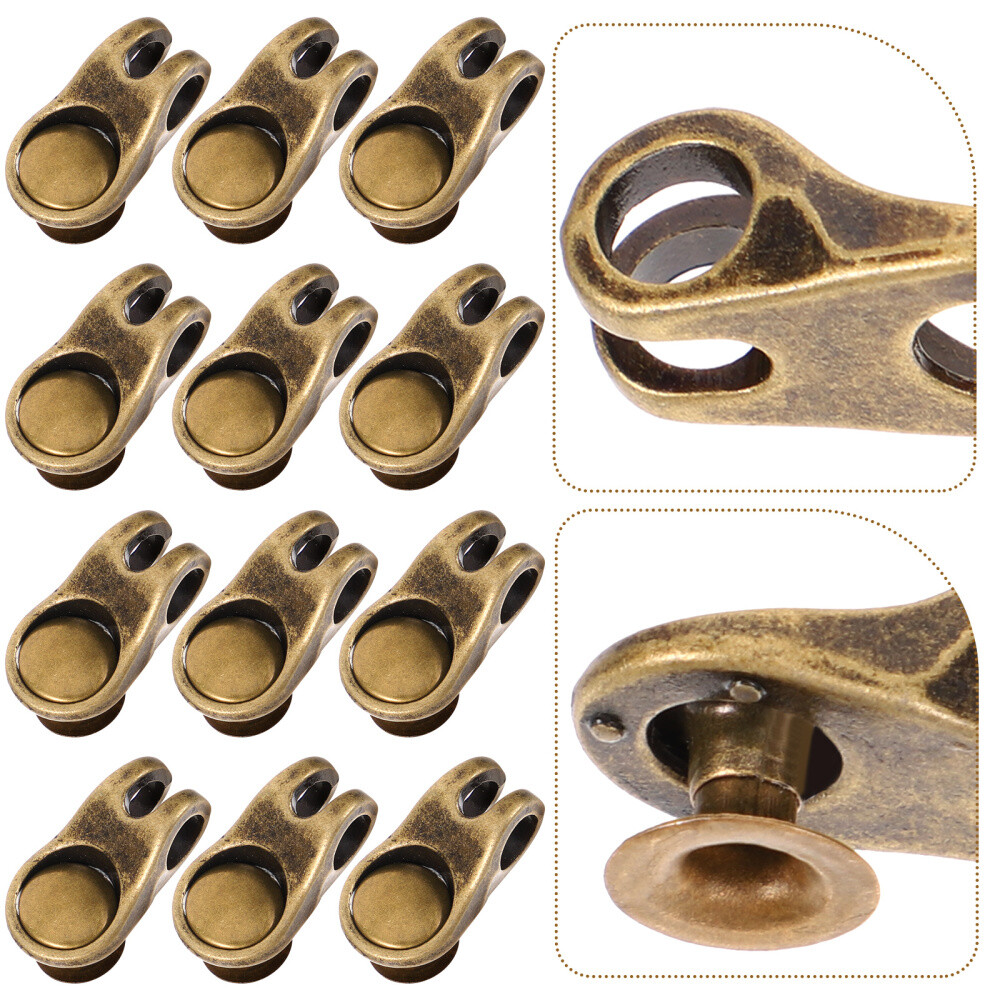 APL 20pz Accessori Riparazione Scarpe Ganci Lacci per Fai da Te Artigianato