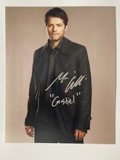 MISHA COLLINS In Person Signed Autograph 20x25cm Supernatural