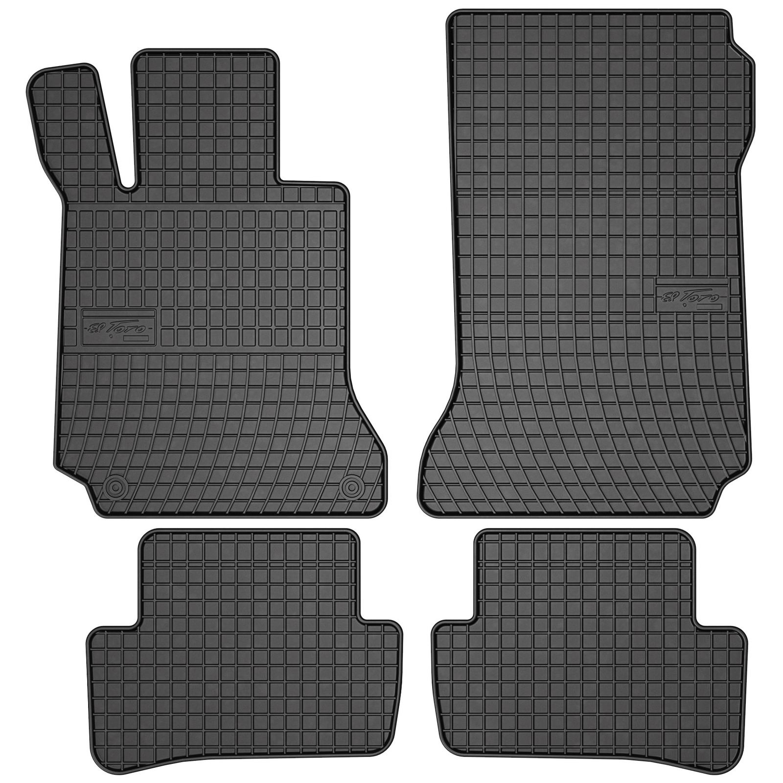 Tapis en caoutchouc Frogum El Toro pour protéger le sol de Mercedes Classe C W204 en hiver