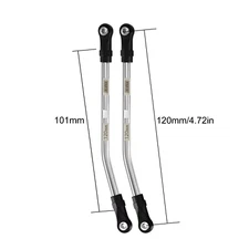 INJORA Stainless Steel High Clearance Links with Rod Ends for 1/10 RC Crawler Ca