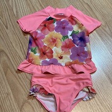 Children  s place rashguard bikini swimsuit 2T