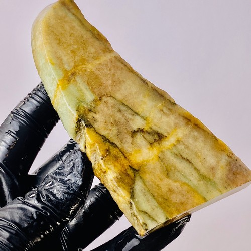 LARGE Old Stock Vistaite Buckskin Jasper Rare Oregon Slab Slice Stone Rough 4z - Picture 5 of 11