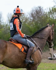 QHP Vegas cross country base layer & helmet cover - flame orange QHP 