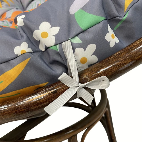 Papasan Chair Cushion Waterproof Oxford Cloth Circle Stuffed Egg Chair Cushions - Picture 19 of 111