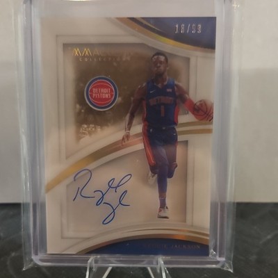 Panini 2017-18 Immaculate Reggie Jackson Auto #SS-RJK Pistons NBA