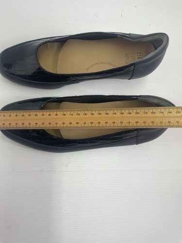 Ziera Super Support Comfort Lined Leather Loafers Shoes Block Heel Size 9 Au New - Bild 7 von 14