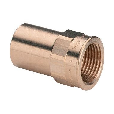 Viega Sanpress Einsteckstück 2212.1, d. 35mm x Rp 1 1/4'', Siliziumbronze