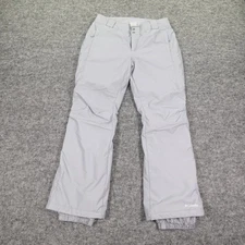Columbia Bugaboo Omni-Heat Ski Pant Womens Large Gray WK0924 Adjustable Waist