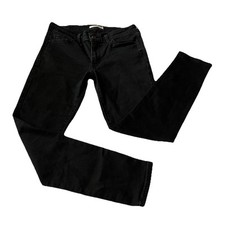 Levi  s 711 Mid Rise Skinny Stretch Black Jeans Women  s Size 29 Levis Denim