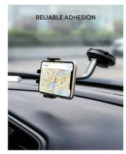 Car Phone Holder Dashboard Windshield Phone Mount Universal for iPhone Samsung