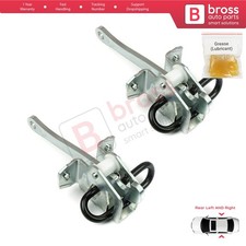 2 St�ck T�rscharnier hinten Bremsstopp Kontrollgurt Begrenzer f�r BMW 5er E34 7er E32