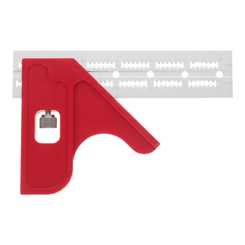 Regla de carpintería Regla de precisión Regla de metal Herramienta de medición de ángulo Carpintería - Imagen 5 de 12