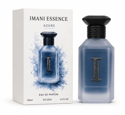 IMANI ESSENCE AZURE Men s Eau de Parfum, Modern Fresh Citrus & Woody Cologne