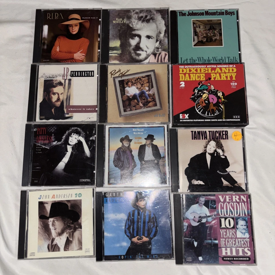 Lot 67 Country Music CDs 80S 90S Honky Tonk Garth Brooks Merle Haggard - More Foto 2 de 4