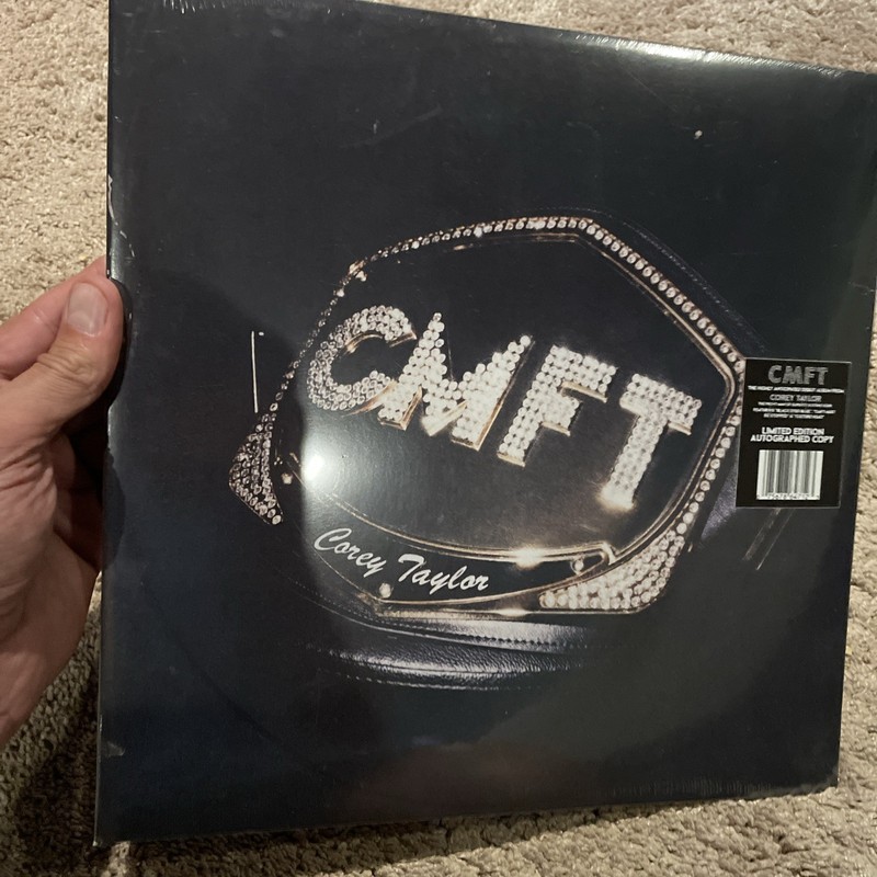SEALED Corey Taylor " CMFT " Autographed Signed Vinyl Record wCOA 2020 Slipknot