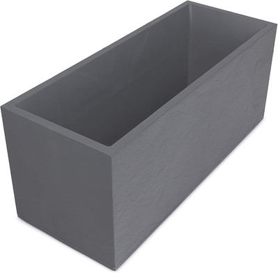 Ondis24 Pflanzkübel Blumenkübel Blumentopf Vulkan Pierre 100Cm, Schiefer Optik M