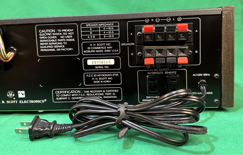 Receptor estéreo AM/FM de colección HH Scott modelo 375 - 40 W, problemas menores - EE. UU. - Imagen 11 de 13
