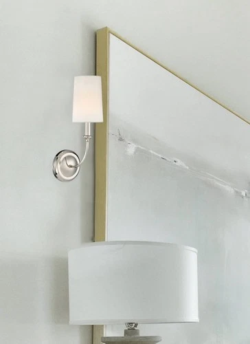 Crystorama Sylvan 15 3/4"H Polished Nickel Wall Sconce - Picture 7 of 8