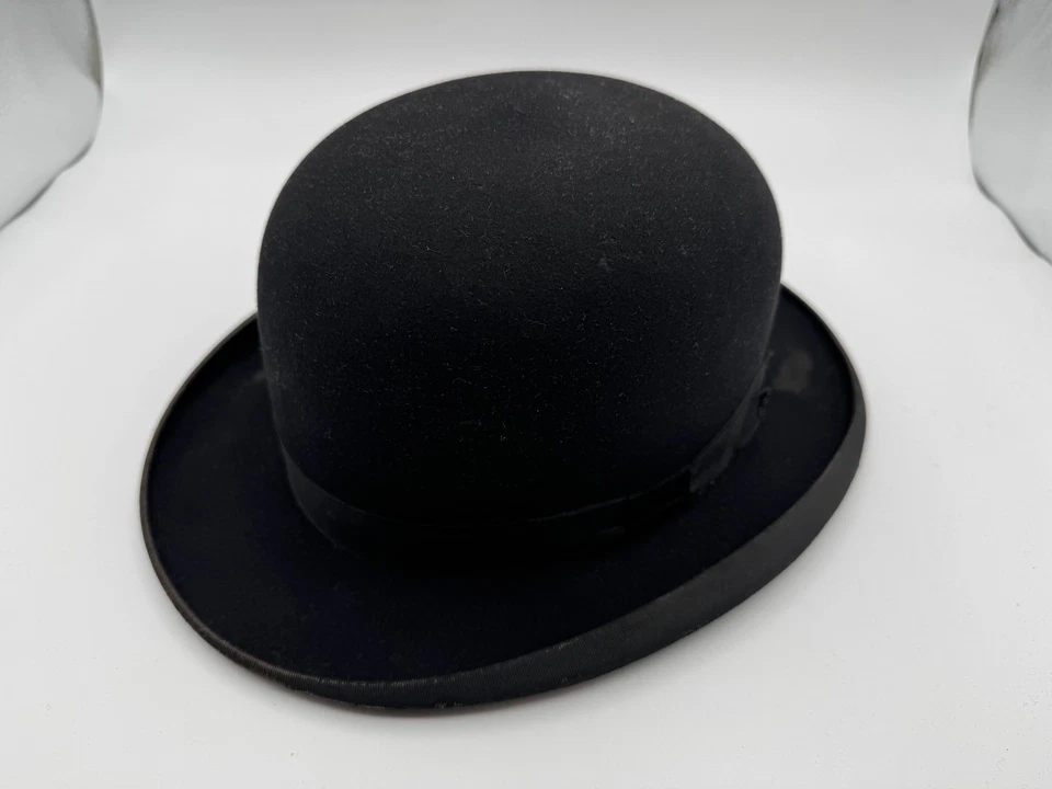 Vintage 1930-40s Stetson Superior Quality Bowler Hat Size Unknown - Image 2 of 4
