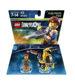 LEGO DIMENSIONS 4 pack Benny 71214, Emmet 71212, Bad Cop 71213 Unikitty 71231