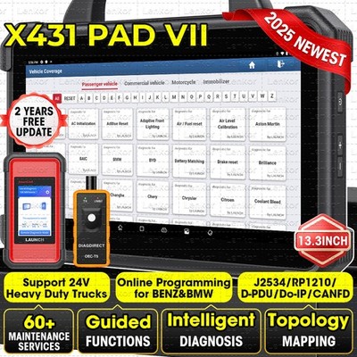 LAUNCH X431 PAD VII ELITE PAD 7 PRO Diagnostic Scanner Key Programming Coding