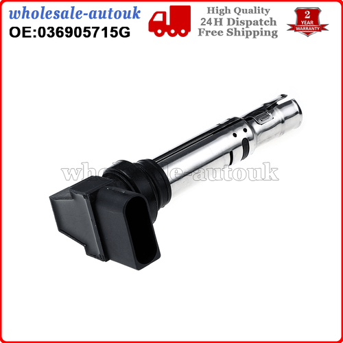 NEW IGNITION COIL FOR VW POLO SEAT IBIZA SKODA FABIA 1.4 TFSI 036905715G - Picture 8 of 8