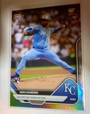 2025 TOPPS NOW ROOKIE CUP RC-12 NOAH CAMERON ROYALS RAINBOW FOIL PARALLEL SP