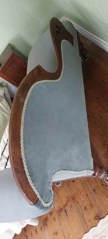 Canapé méridienne ancienne, excellent état - Photo 2/4