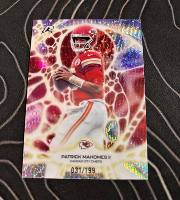 Topps 2025 Chrome Mahomes II Aqua Refractor #PP-6 /199 Chiefs