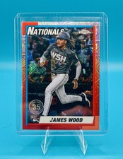 2025 Topps Series 1 - 1990 Topps Chrome Silver Pack James Wood #T90C-55 (RC)