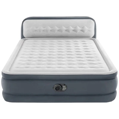 Intex Luftbett DuraBeam UltraPlushHeadboard mit 220 V Pumpe Queen Lufmatratze778 - Bild 1 von 4