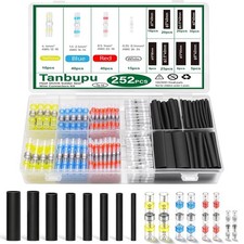 Waterproof Solder Seal Heat Shrink Wire Connectors 252PCS Kit Electrical
