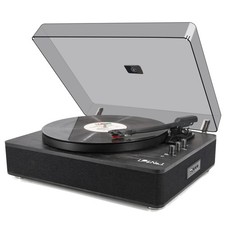 Record Player Vinyl Turntables with Built-in Speakers and USB Play Recording ...