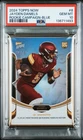 2024 Topps Now Rookie Campaign Jayden Daniels Blue /75 PSA 10 Gold Frame