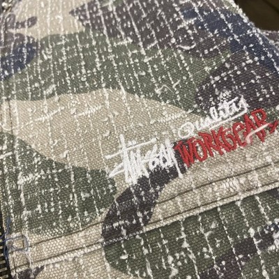 Stüssy Camouflage Canvas Needlepunch Work Jacket Woodland XL K | eBay