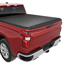 Soft Roll-Up Truck Bed Tonneau Cover 5.8ft for 19-25 Silverado/Sierra 1500