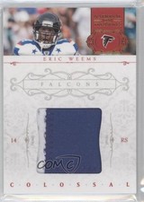 2011 Playoff National Treasures Colossal Materials Prime 30/49 Eric Weems 2k0