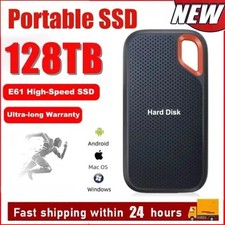 Portable External SSD 2TB 4TB USB Fast Transfer Solid State Drive PC Mac UK