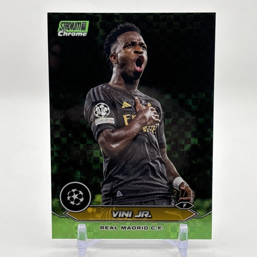 2023-24 Stadium Club Chrome UCL Neon Green X-Fractor /99 Vinicius Junior Vini Jr
