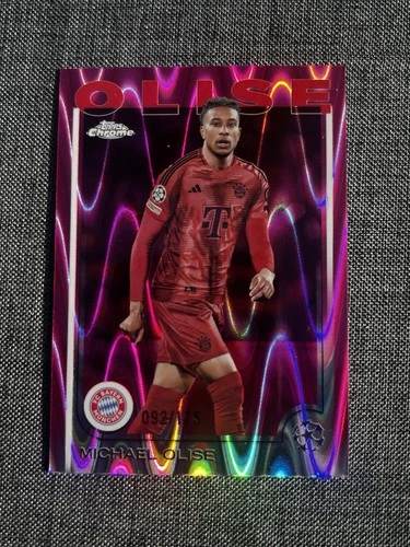 Michael Olise 2024 Topps Chrome Michael Olise Refractor